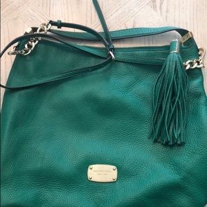 Green Michael Kors handbag